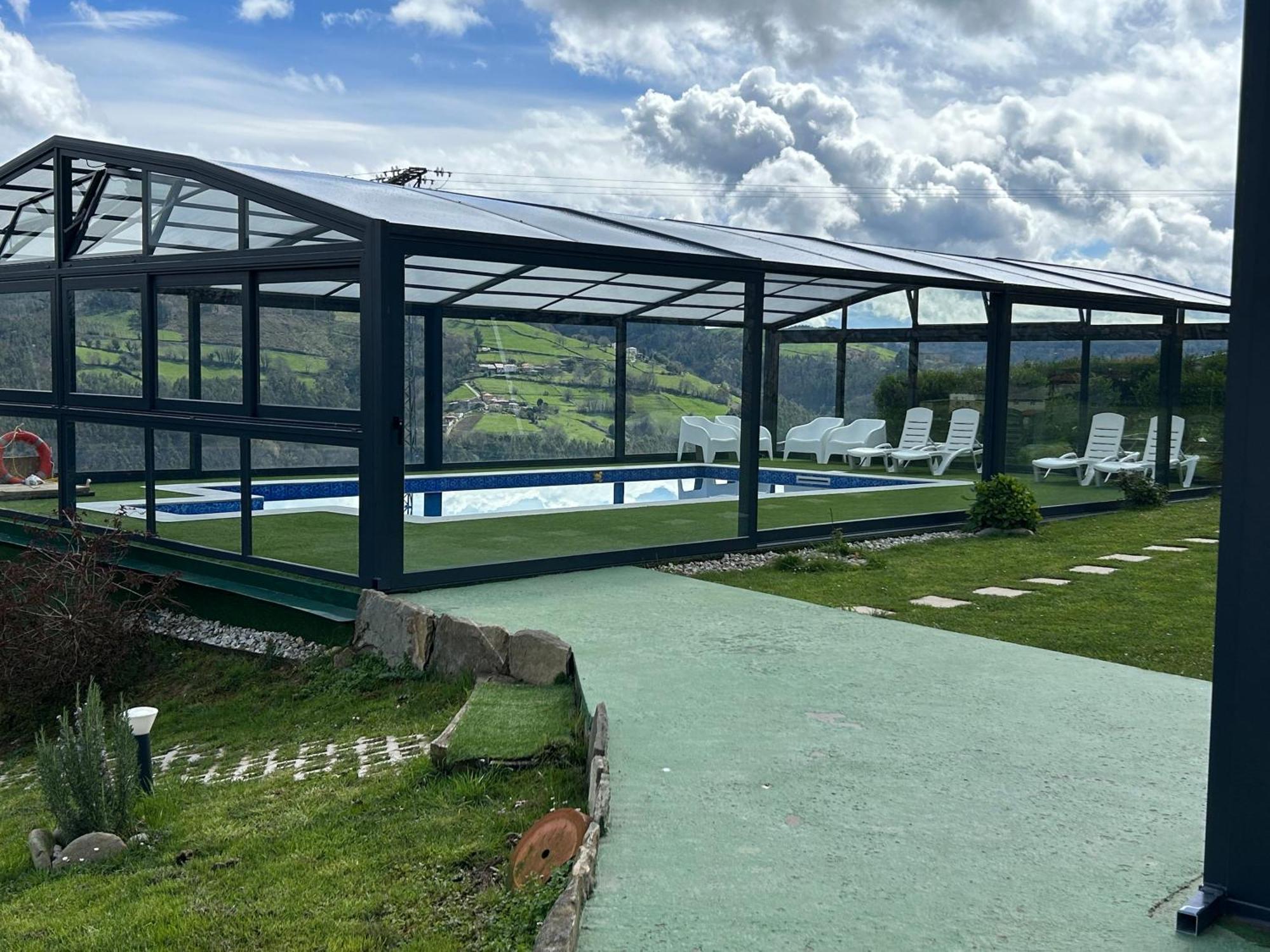 فيلا C'Genoveva Complejo Turistico Rural Caleacabo Biescas  المظهر الخارجي الصورة