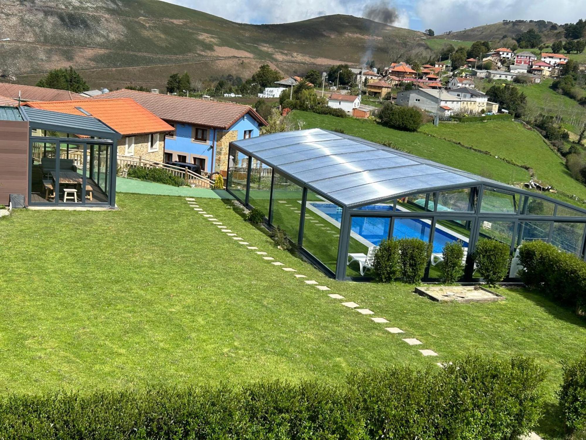 فيلا C'Genoveva Complejo Turistico Rural Caleacabo Biescas  المظهر الخارجي الصورة